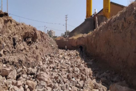 آغاز عملیات احداث دیوار حفاظتی رودخانه قوری‌چای در ابهر